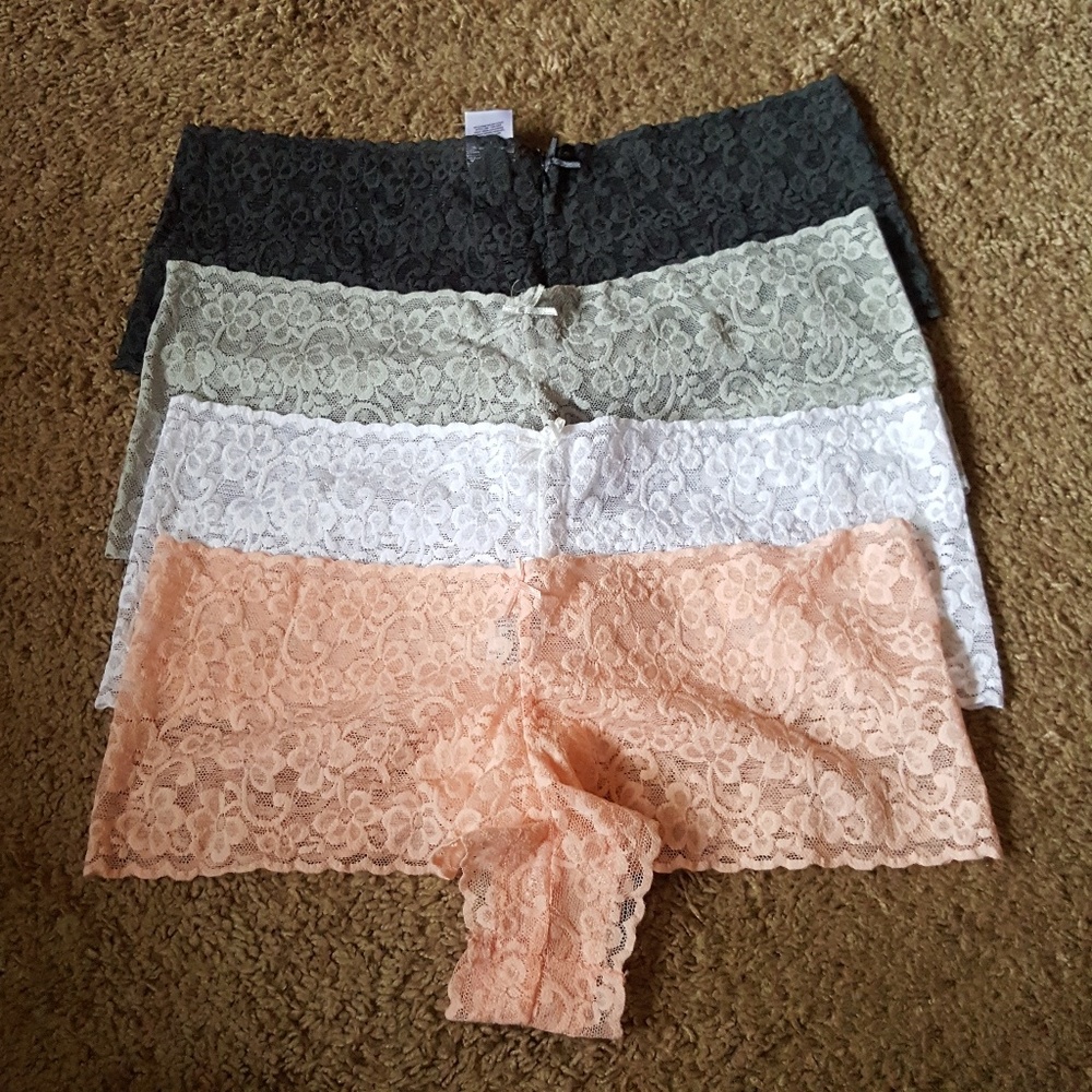 New 4 pair XL/XXL Lace Hipster Panties